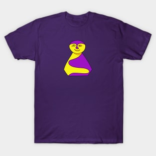 Beetle Purple Laughing Buddha T-Shirt